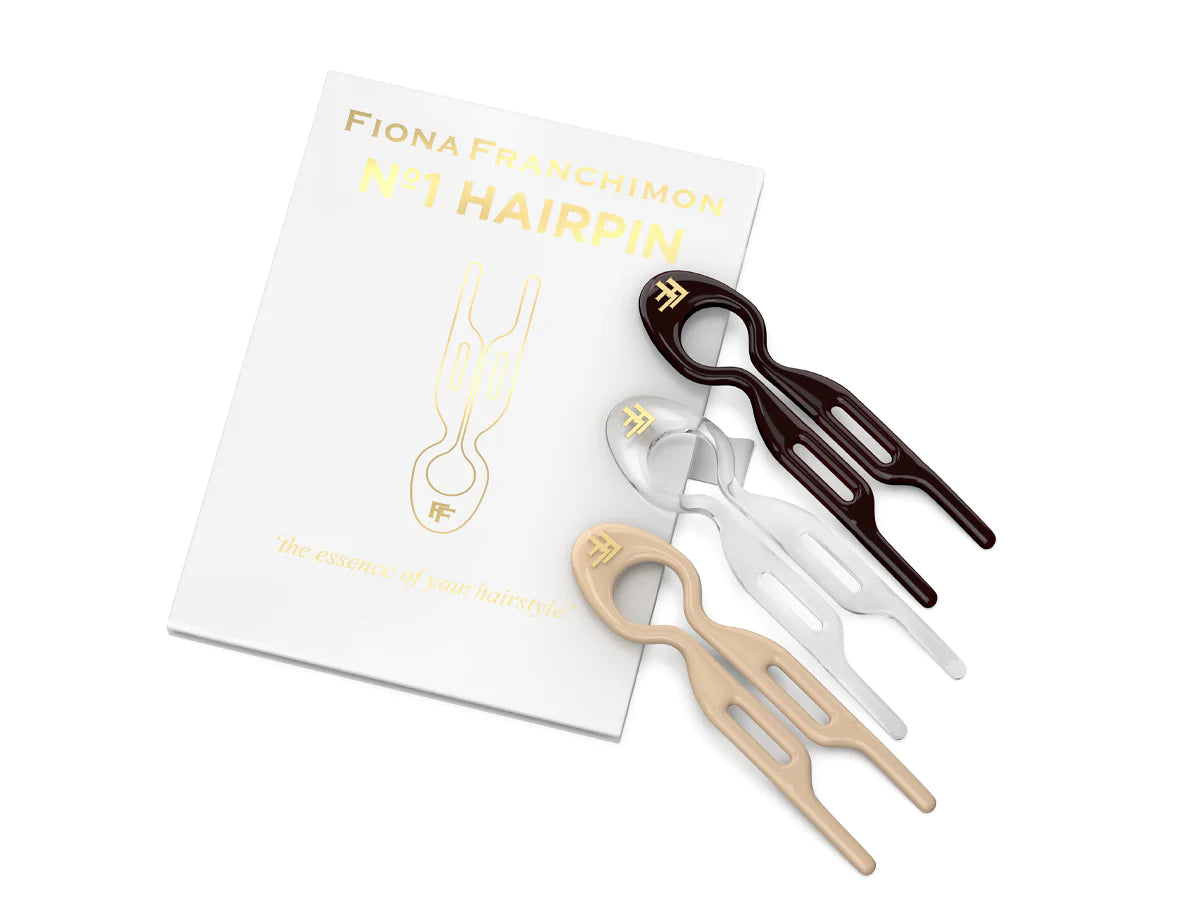Nº 1 Hairpin | Set transparent, beige and brown